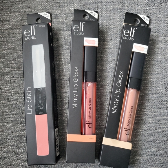 ELF Makeup Nwt Elf Lip Stain And Minty Lip Gloss Poshmark